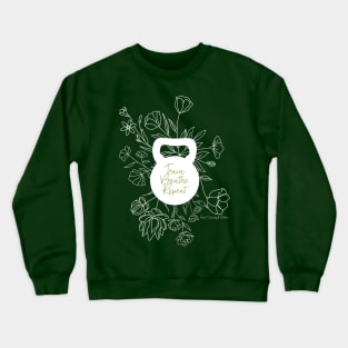 Forest Coaching: Train, Breathe, Repeat GREEN Crewneck Sweatshirt